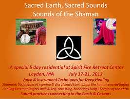 Sacred Sound Healing, Sacred Earth Hearing retreat