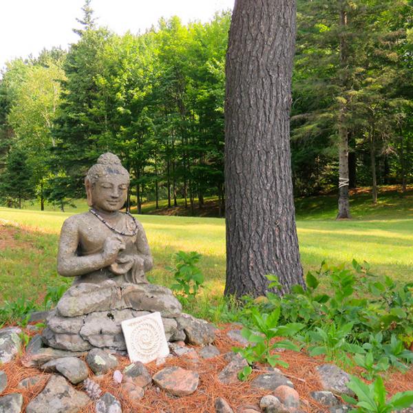 Buddha in the Garden at Gaia