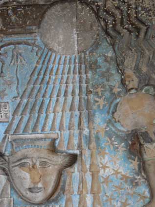 Hathor, Nut, roof temple