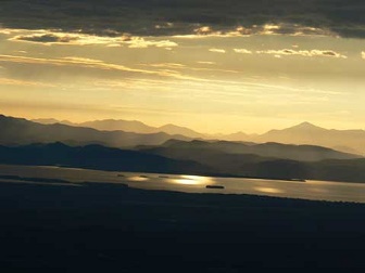 Mt Mansfield Golden Sunset