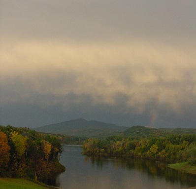 Mt.Ascutney with Rainbow