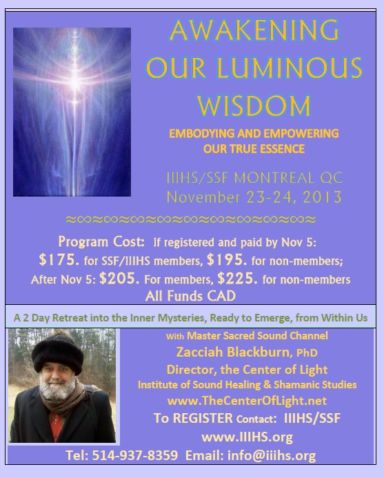 Awakening Our Luminous Wisdom, Montreal, CAN