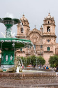 Fountain, Cathedral, in Cusco