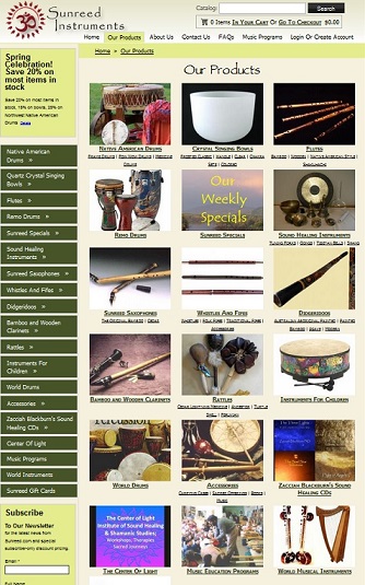 Sunreed Instruments World Musical Instruments and Sound Healing Tools