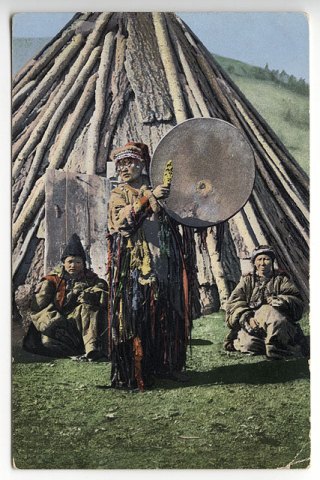 indigenous shaman using sound