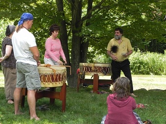 drumming with the great grandfather drums