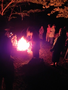 fire circle with Zacciah, SpiritFire