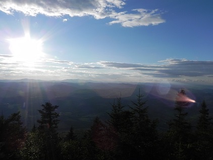 sky in vermont:  reflections