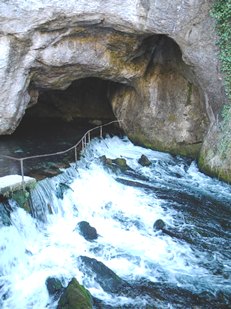 Cave, Montsegur region, France