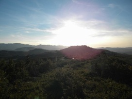 Sky From Rennes Les Chateau, toward the Pyrenees